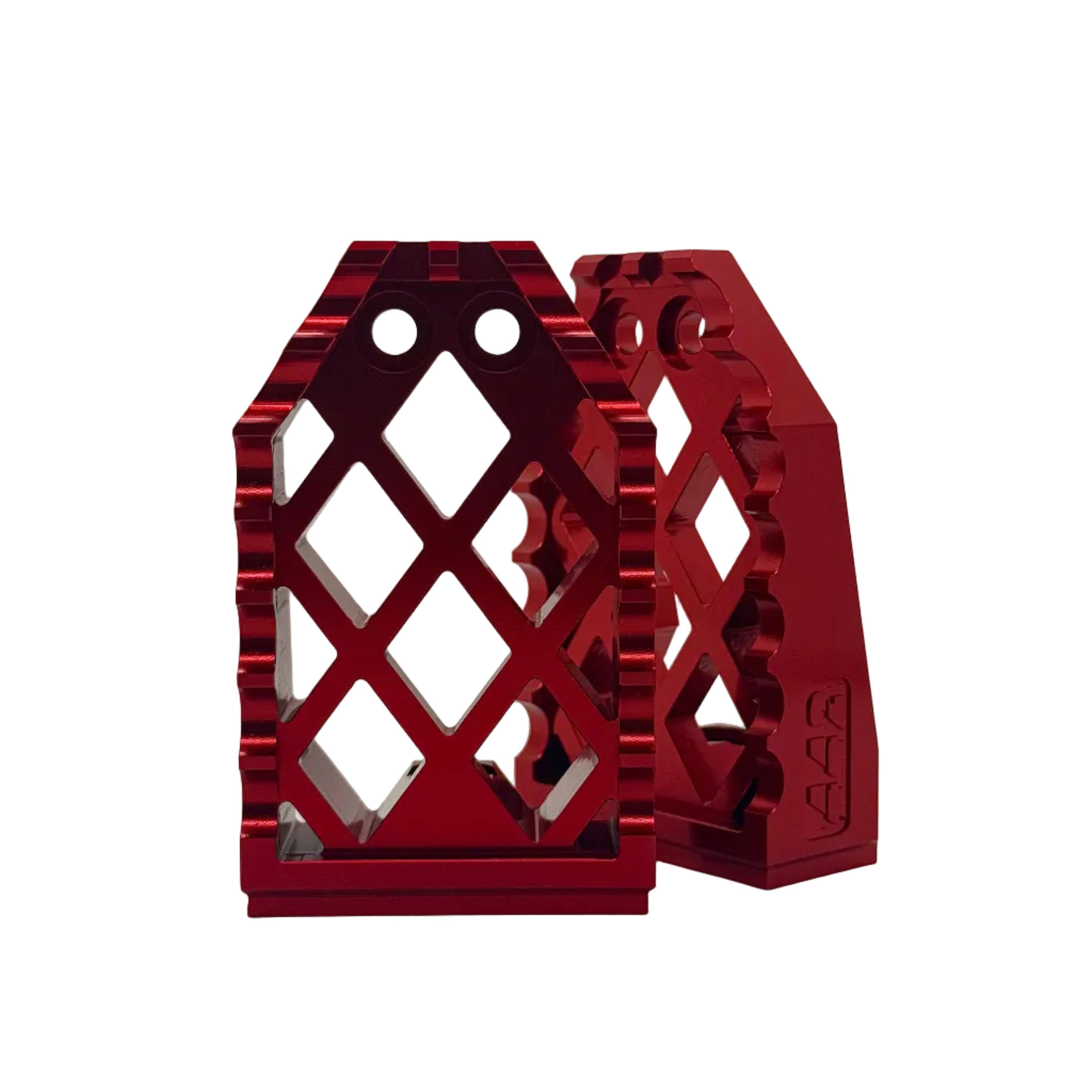 442 PARTS - RED footpegs with sliders - All Harley-Davidson