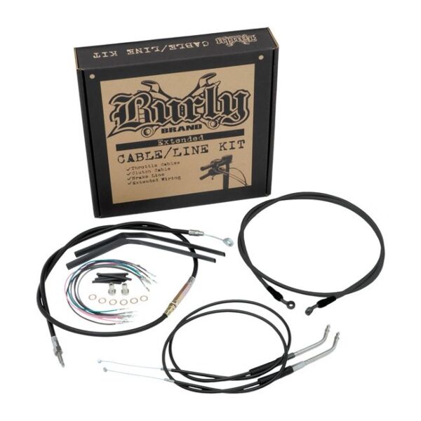 BURLY BRAND - Kit de câbles 14" - 14-17 fxdl abs