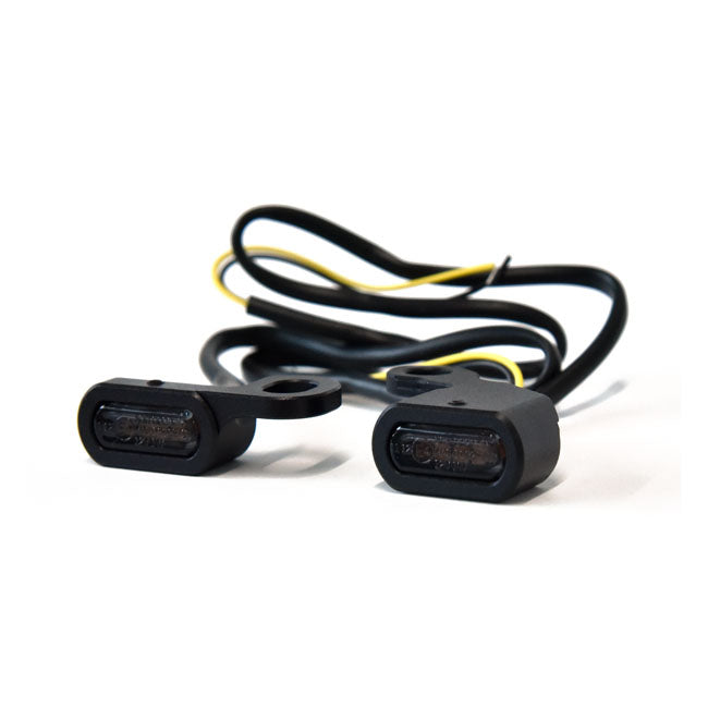 CLIGNOTANT AVT. SOUS COMMODO - SPORTSTER - NOIR / CHROME - HOMOLOGUE