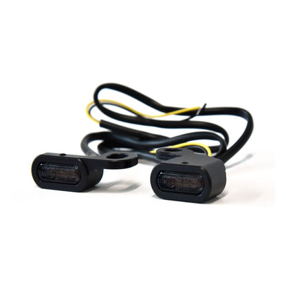 CLIGNOTANT AVT. SOUS COMMODO - SPORTSTER - NOIR / CHROME - HOMOLOGUE