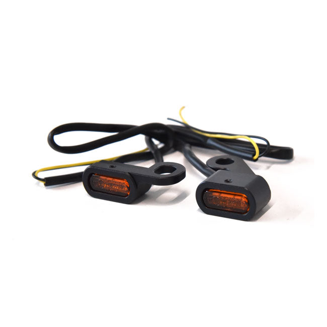 CLIGNOTANT AVT. SOUS COMMODO - SPORTSTER - NOIR / CHROME - HOMOLOGUE