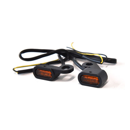 CLIGNOTANT AVT. SOUS COMMODO - SPORTSTER - NOIR / CHROME - HOMOLOGUE