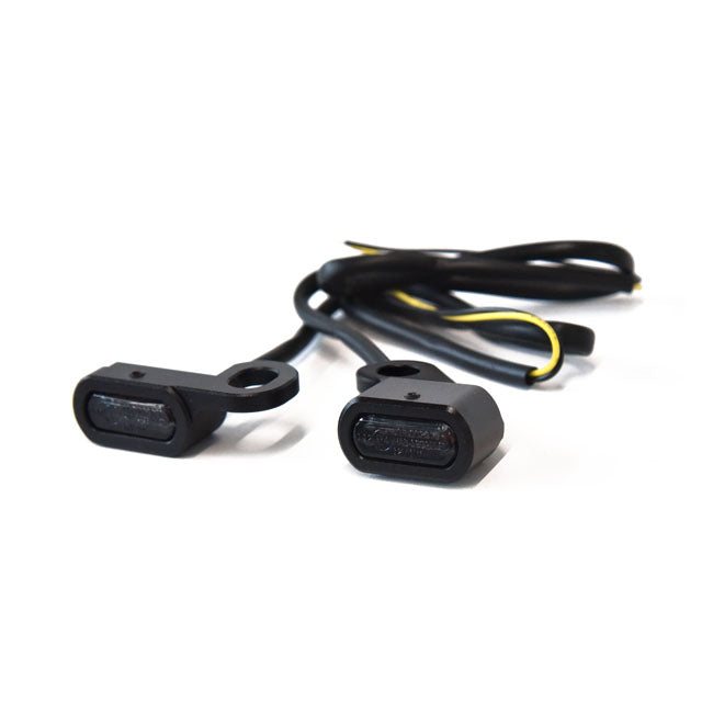 CLIGNOTANT AVT. SOUS COMMODO - SPORTSTER - NOIR / CHROME - HOMOLOGUE
