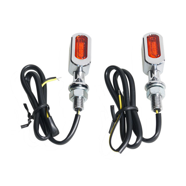 MCS - FASTLINE 3 en 1 - Clignotants noir ou chrome - Harley Davidson