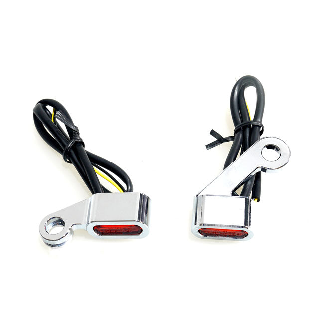 CLIGNOTANT AVT. SOUS COMMODO - SPORTSTER - NOIR / CHROME - HOMOLOGUE