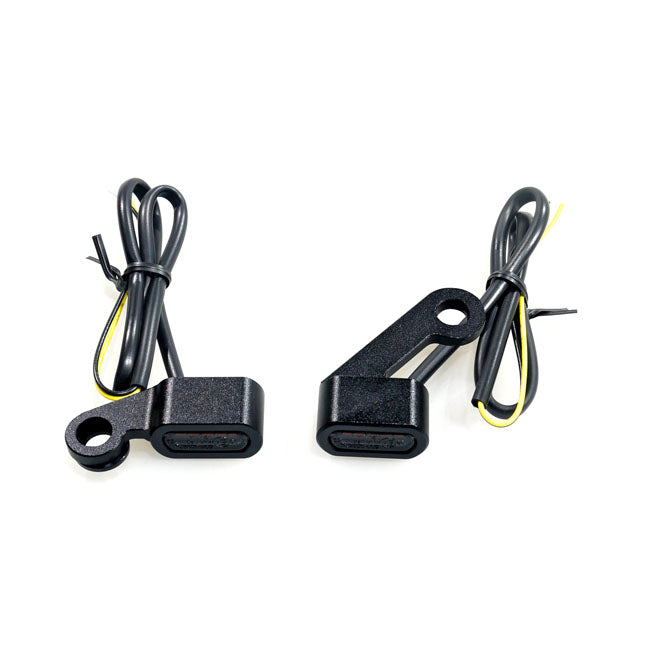 CLIGNOTANT AVT. SOUS COMMODO - SPORTSTER - NOIR / CHROME - HOMOLOGUE