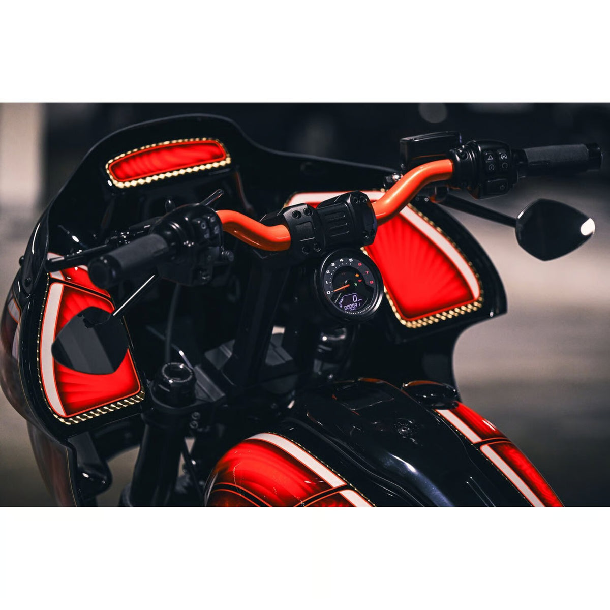RICK'S - Riser club style pullback - 7" - Softail 24+