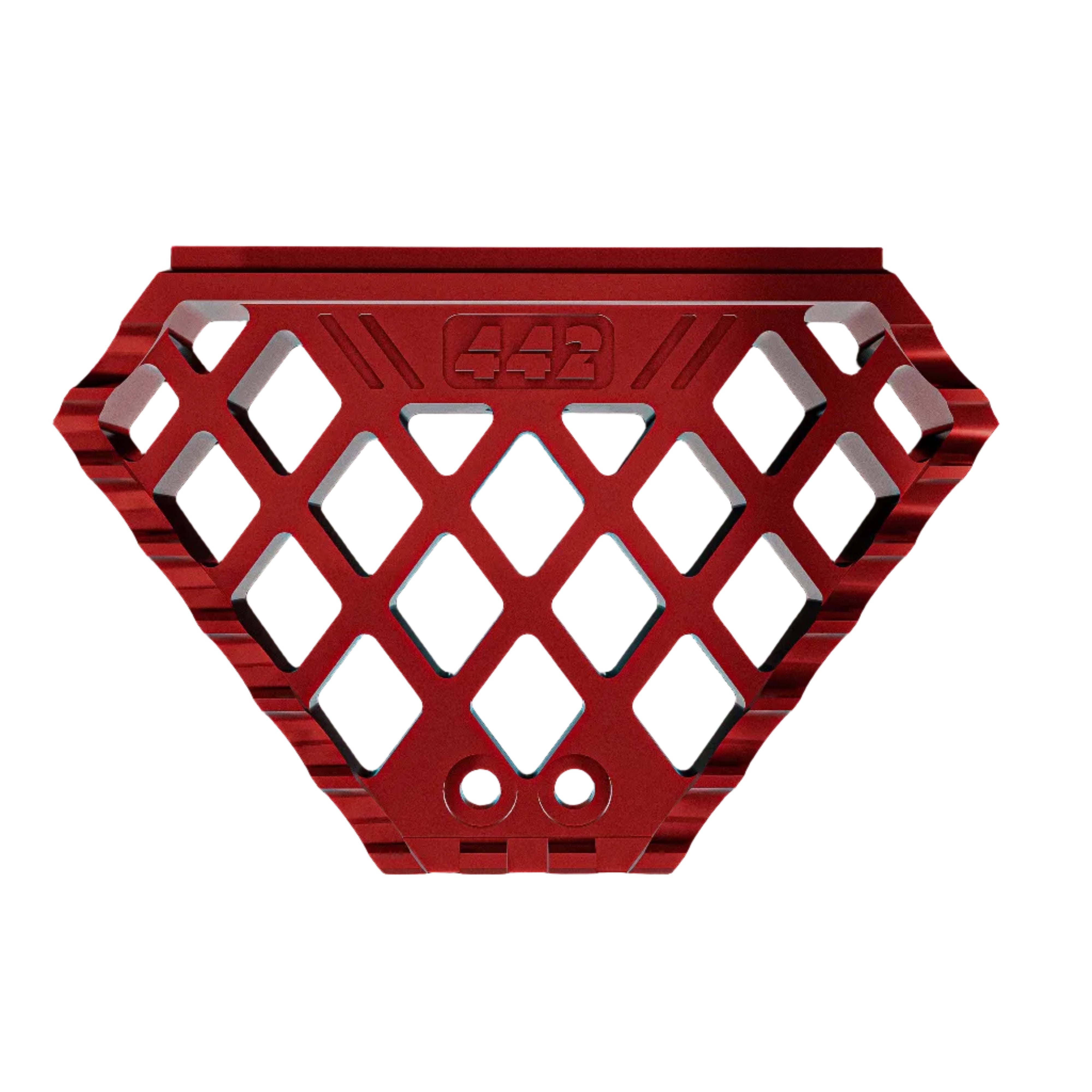 442 PARTS - Mini-Floorboard ROUGE avec sliders - Toutes Harley-Davidson