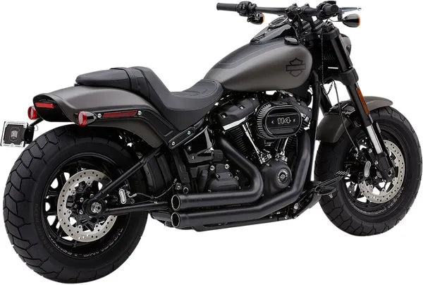 COBRA - Echappements 2 en 2 909 - Softail Fat bob - noir