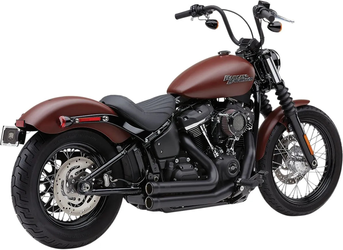 COBRA - Echappements 2 en 2 909 - Deluxe / Slim / Street Bob / Low rider S-ST / Standard  18+ - noir ou chrome