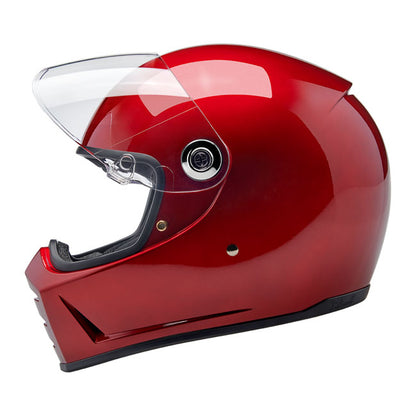 Casque Biltwell Lane Splitter Rouge Cerise