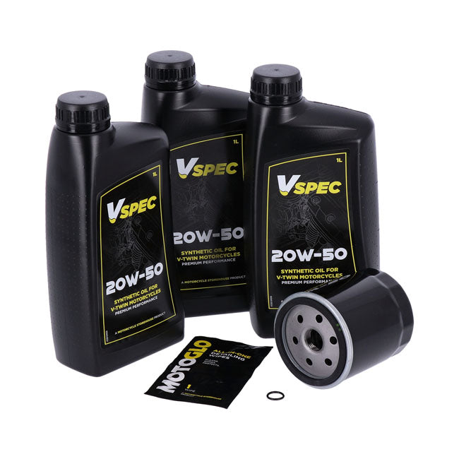 KIT VIDANGE MOTEUR - FXR / DYNA - Huile Vspec 20w-50 - Harley-Davidson