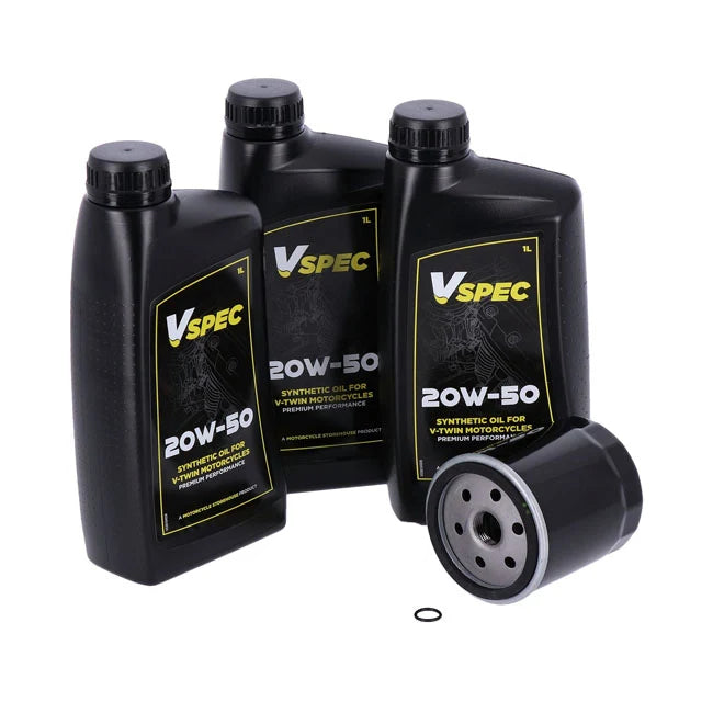ENGINE OIL CHANGE KIT - SOFTAIL 84-25 - Vspec 20w-50 Oil - Harley-Davidson