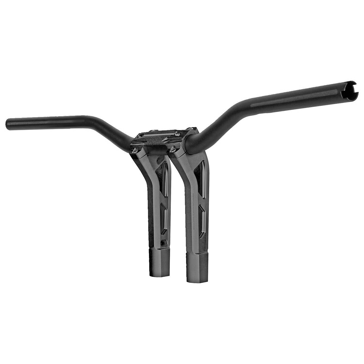 PERFORMANCE MACHINE - Kit guidon + riser 12" - Black ops