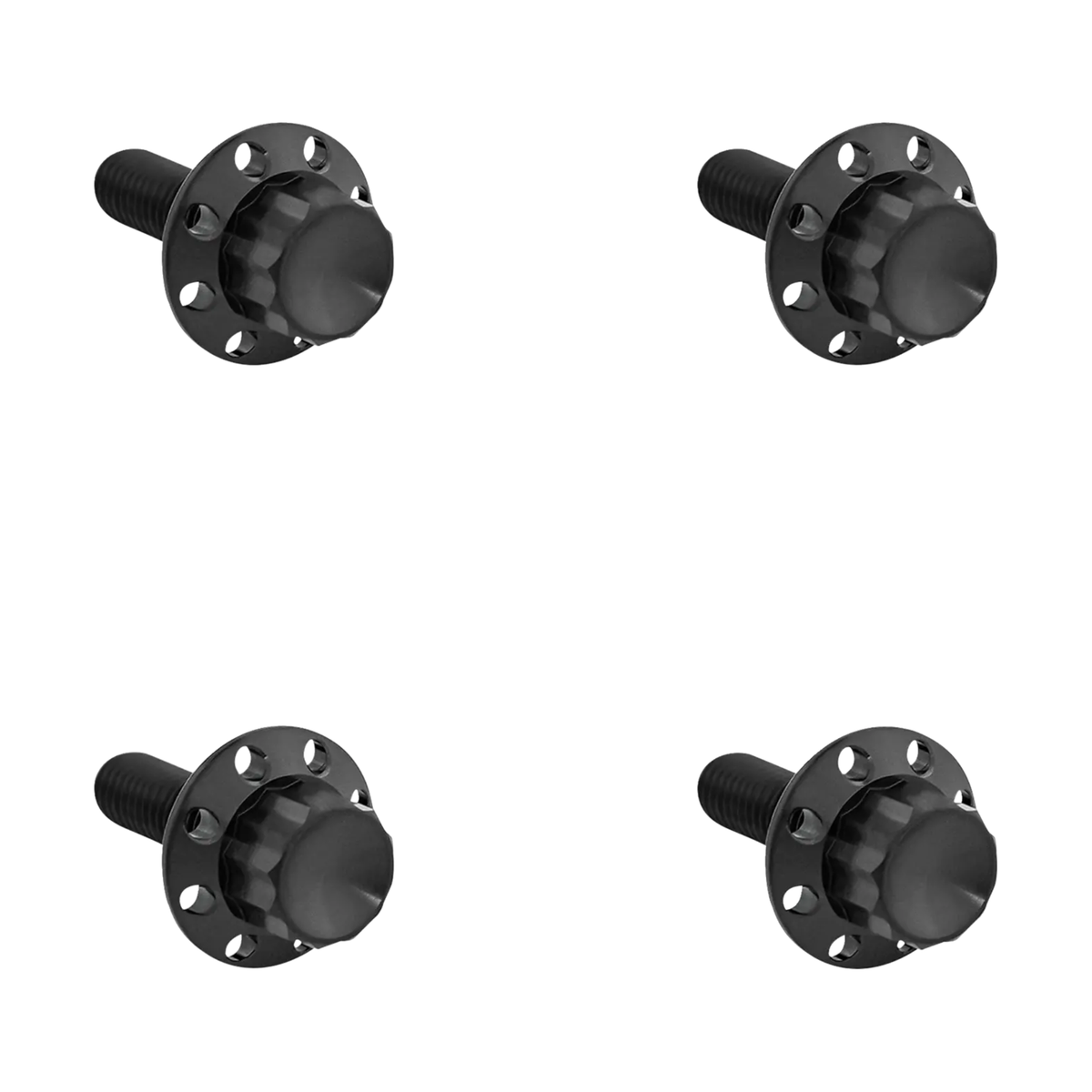 ARLEN NESS - Kit Visserie Pare-Brise Titane 12 Pans - Or / Noir / Poli - Touring Road Glide 15+