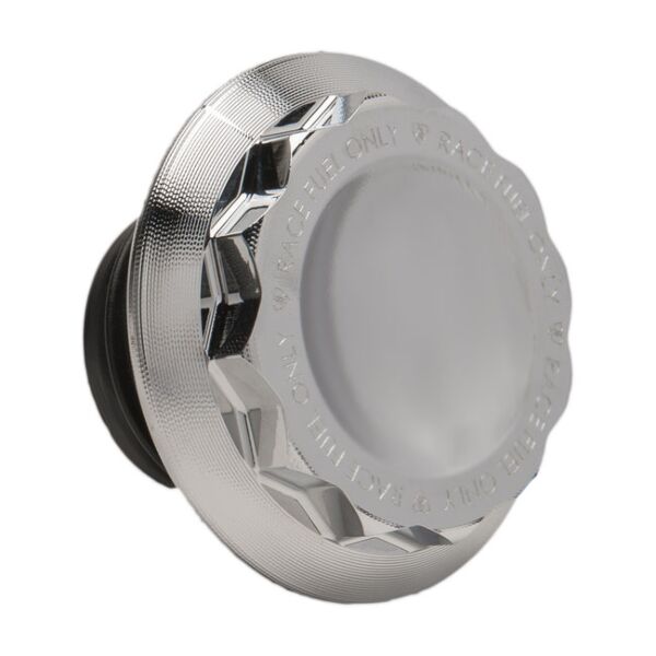 ARLEN NESS Fuel Tank Cap with Ventilation - Harley Davidson Dyna / Softail - Black / Chrome