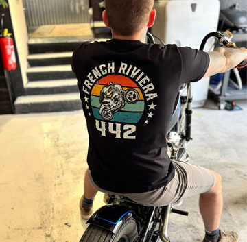 FRENCH RIVIERA - TEE SHIRT 442 MOTOR & CRAFT