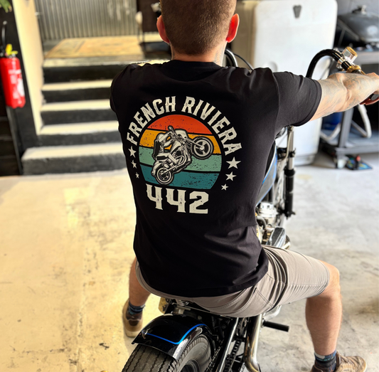 FRENCH RIVIERA - TEE SHIRT 442 MOTOR & CRAFT