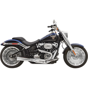 BASSANI - Echappement Road Rage II 2-en-1 - Softail Breakout / Fat Boy 18-24 Noir ou Chrome