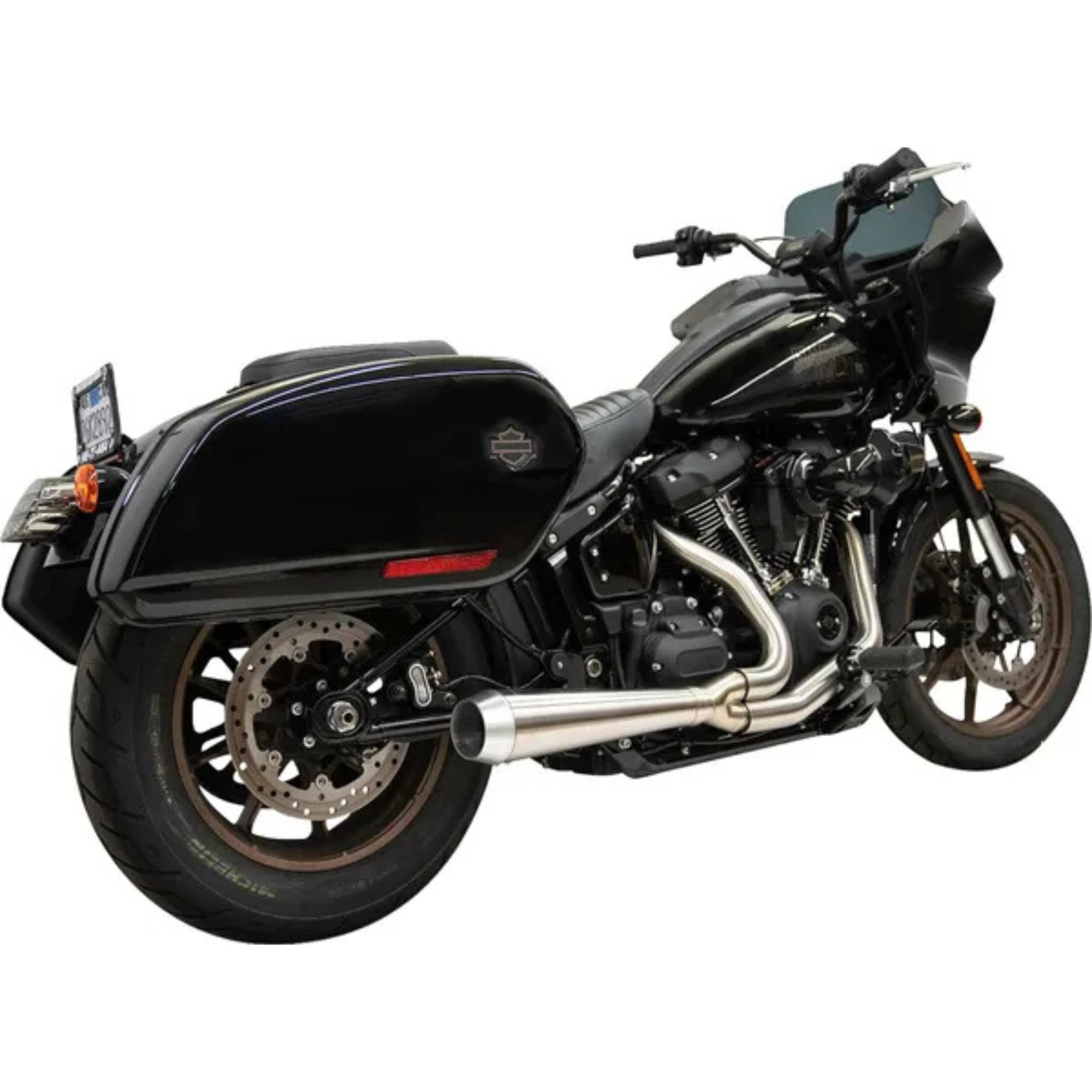 BASSANI - Echappement Road Rage III 2-en-1 - Softail Sport Glide / Low Rider ST 18-26 Inox