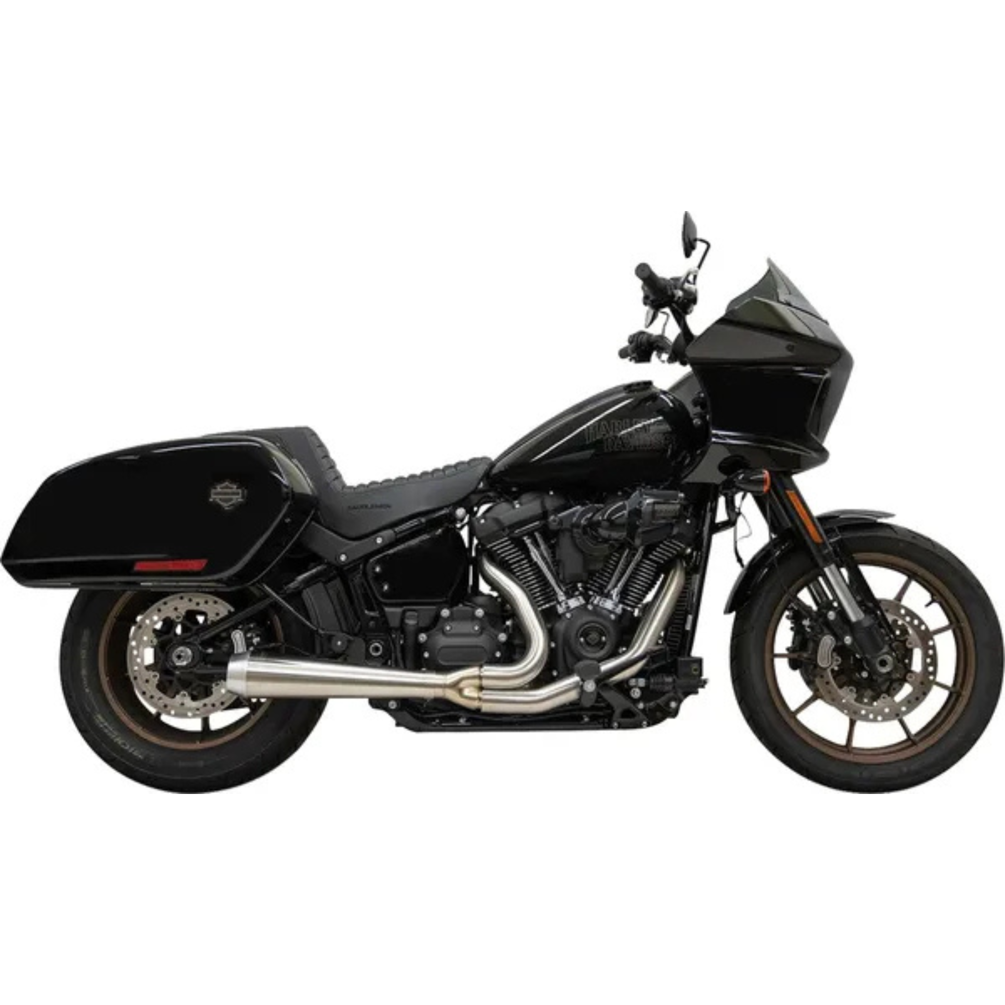 BASSANI - Echappement Road Rage III 2-en-1 - Softail Sport Glide / Low Rider ST 18-26 Inox