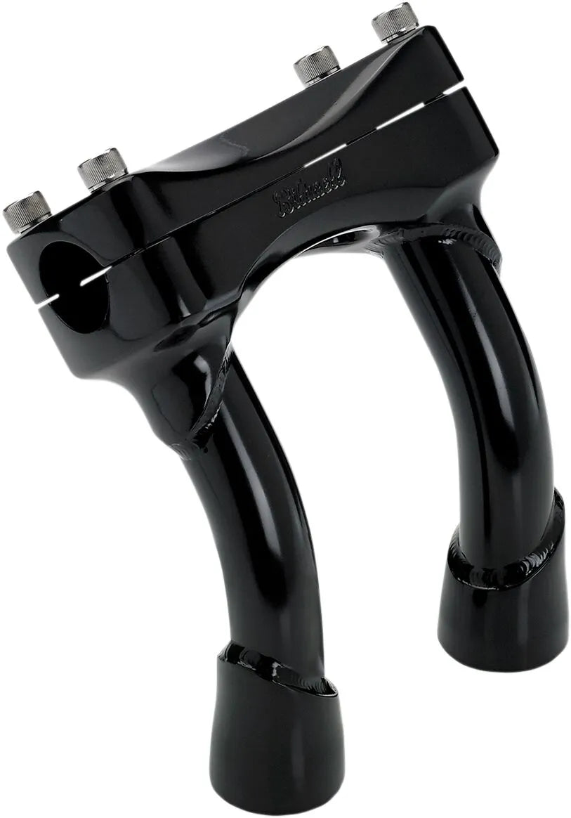 BILTWELL - MURDOCK Pullback Risers - 6/8/10/12 inch - Black or Chrome - 1 inch Handlebar