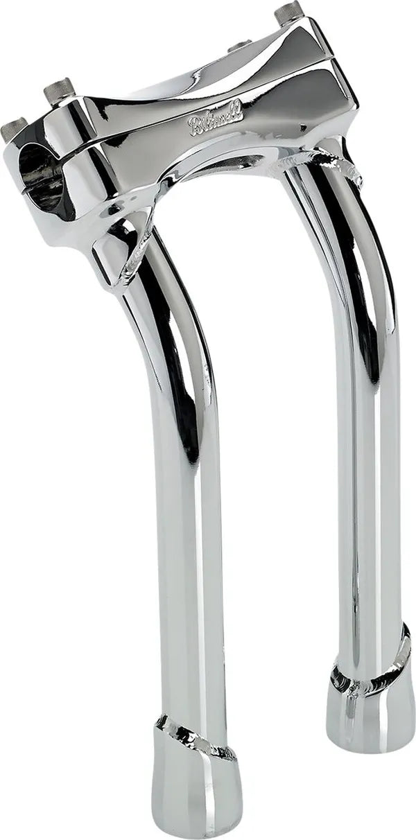 BILTWELL - MURDOCK Pullback Risers - 8/10/12 inch - Black or Chrome - 28mm Handlebars