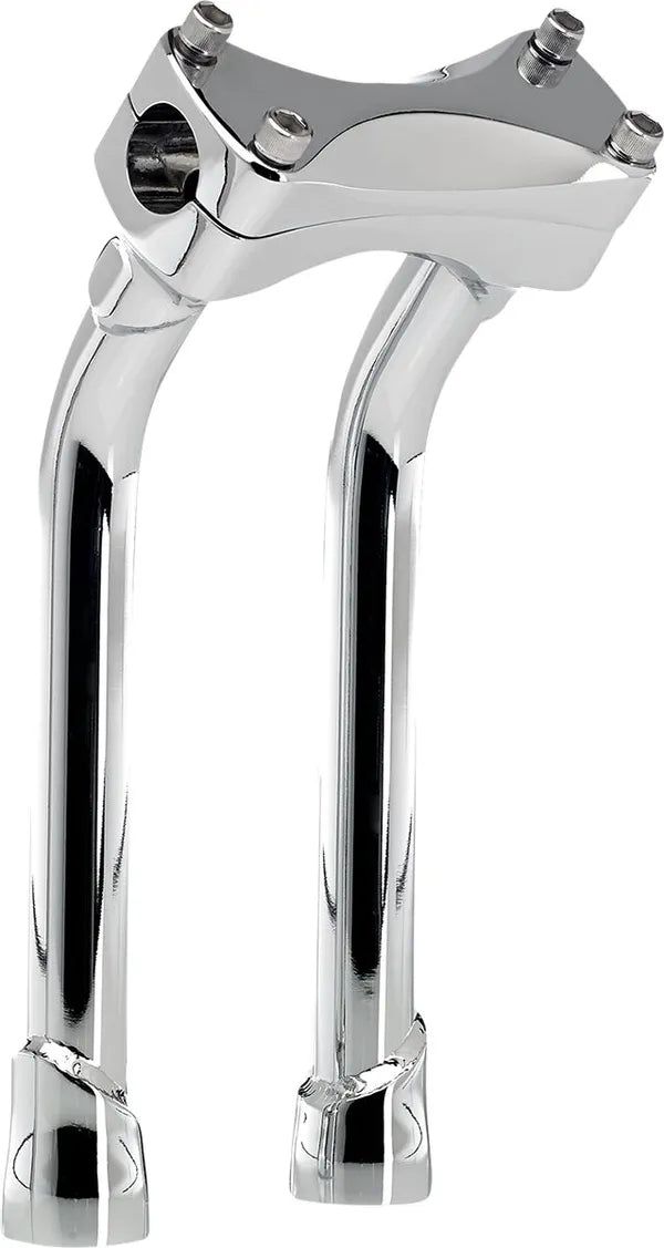 BILTWELL - MURDOCK Pullback Risers - 8/10/12 inch - Black or Chrome - 28mm Handlebars