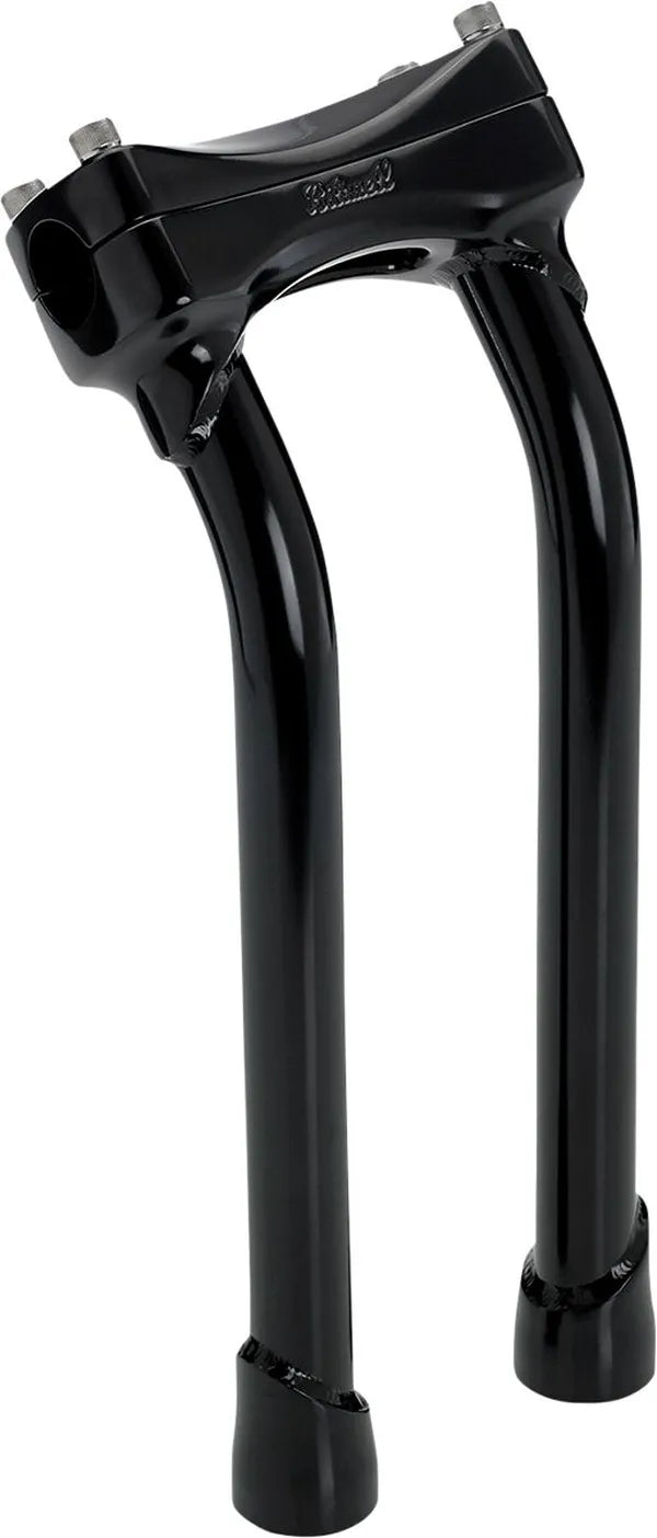 BILTWELL - MURDOCK Pullback Risers - 8/10/12 inch - Black or Chrome - 28mm Handlebars