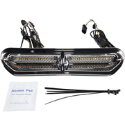 CUSTOM DYNAMICS Insert de ventilation à LED Batwing Genesis® 4 - Chrome - Touring 14-24