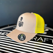 CASQUETTE TRUCKER 442 MOTOR & CRAFT JAUNE