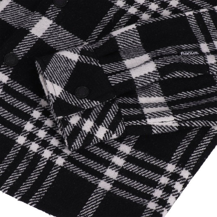 ROEG - Black and White Checked Cotton Shirt