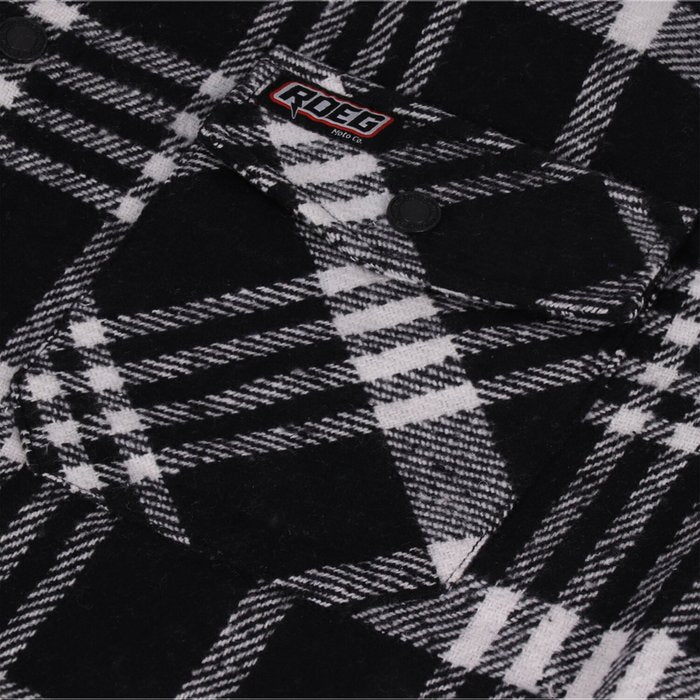 ROEG - Black and White Checked Cotton Shirt