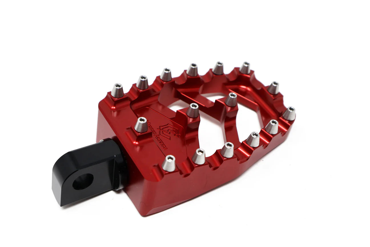 CROSS THREAD - Spiked Arrow Footpegs - 10 colors