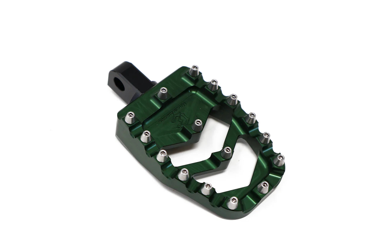 CROSS THREAD - Spiked Arrow Footpegs - 10 colors