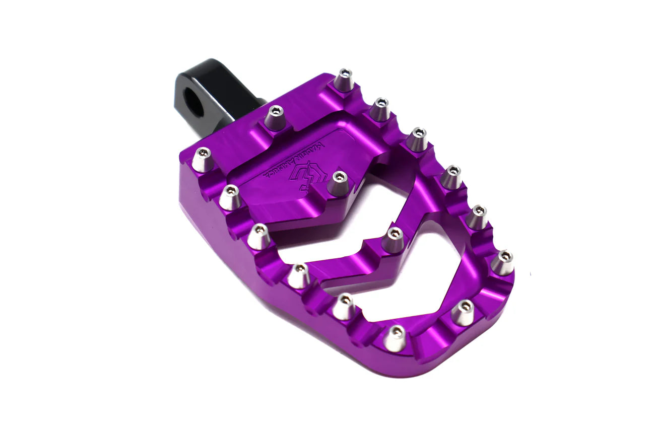 CROSS THREAD - Spiked Arrow Footpegs - 10 colors