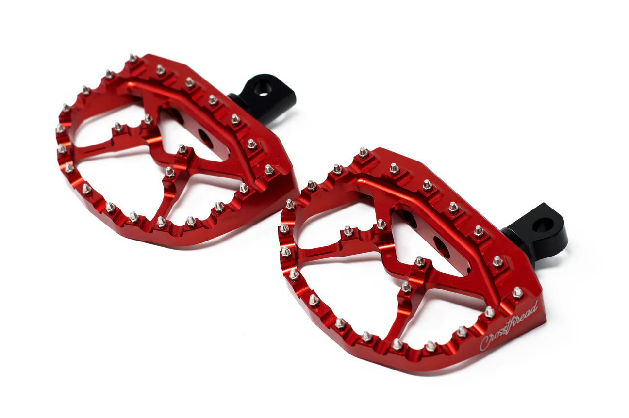 CROSS THREAD MINI FLOORBOARDS - Anodized footpegs - All Harley-Davidson - 10 colors