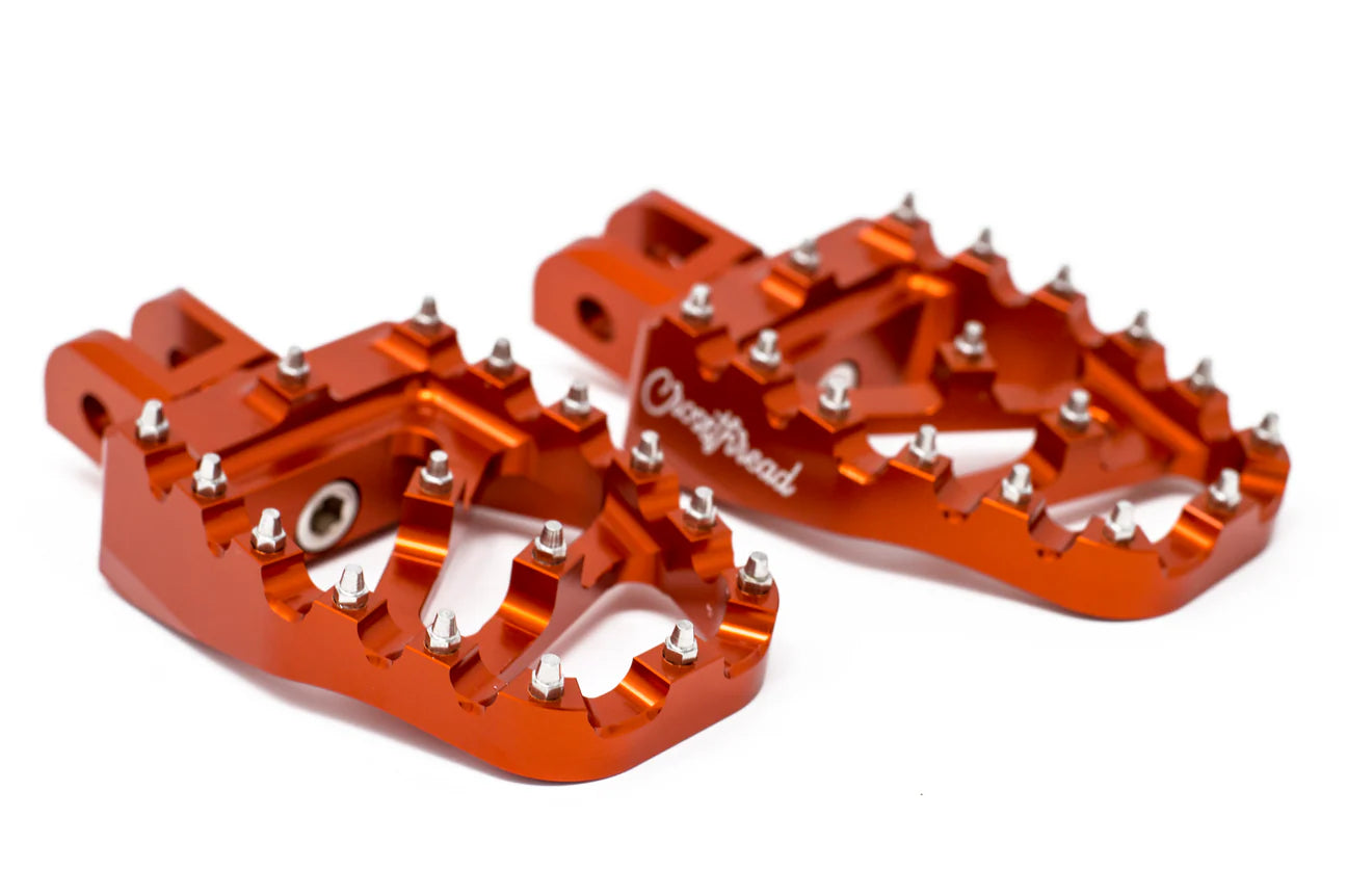 CROSS THREAD PEGS - Repose-pieds anodisé - Toutes Harley-Davidson - 10 couleurs