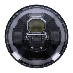 MCS - phare led homologué - 7" - black