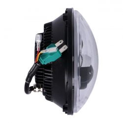 MCS Homologated LED Headlight - 7" - black