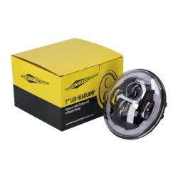 MCS Homologated LED Headlight - 7" - black
