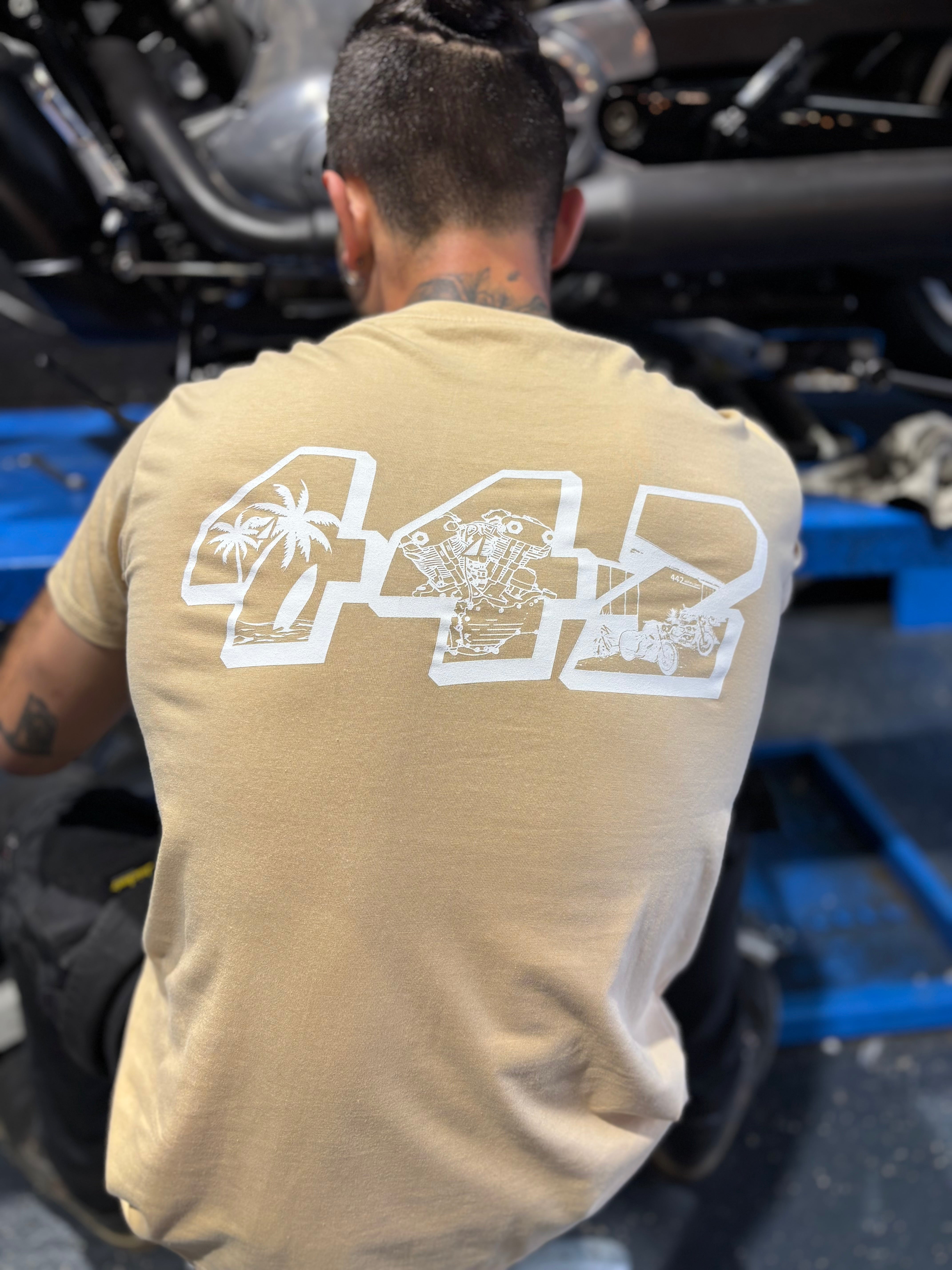 T-shirt 442 sand