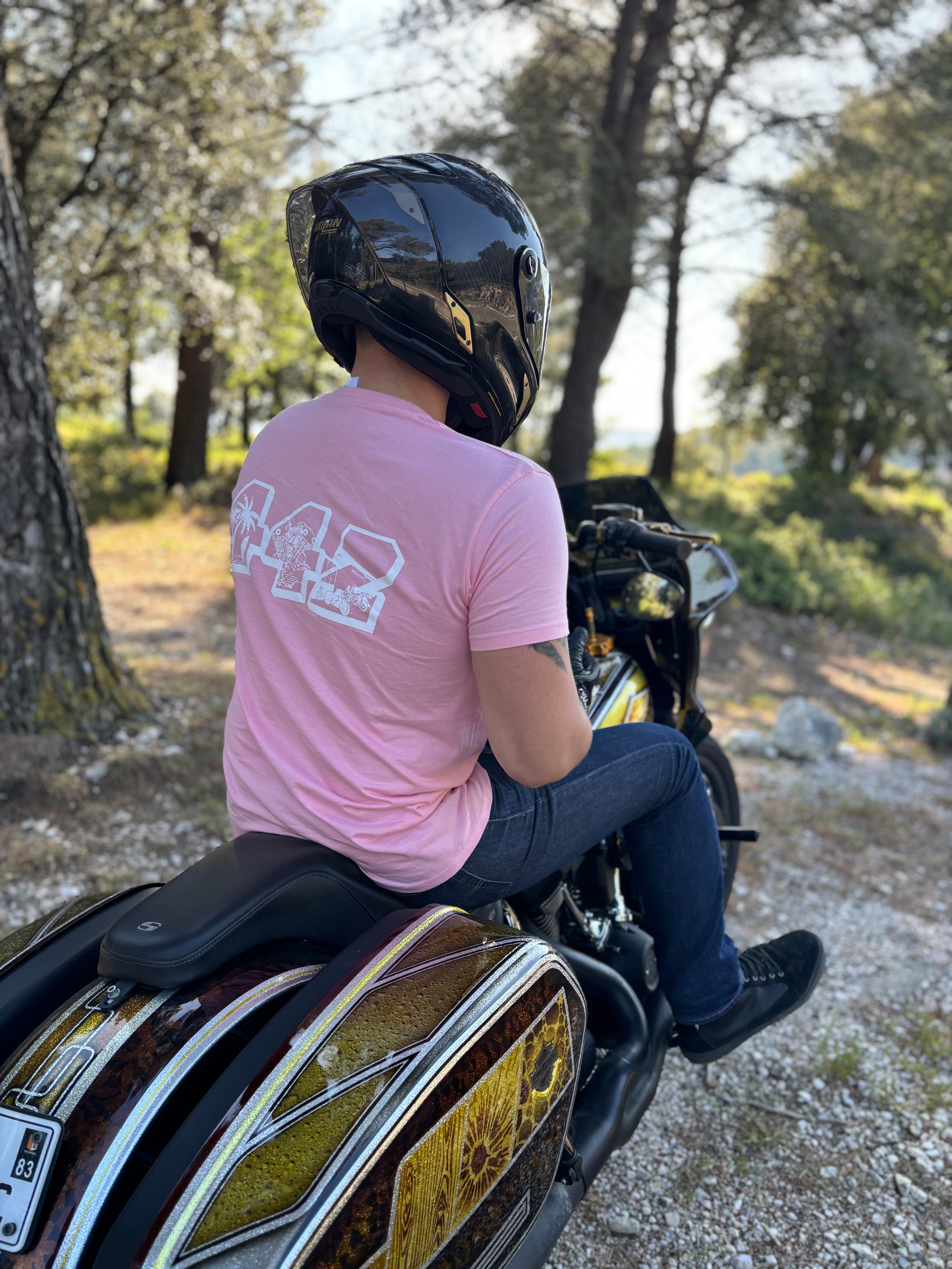 Pink 442 T-shirt