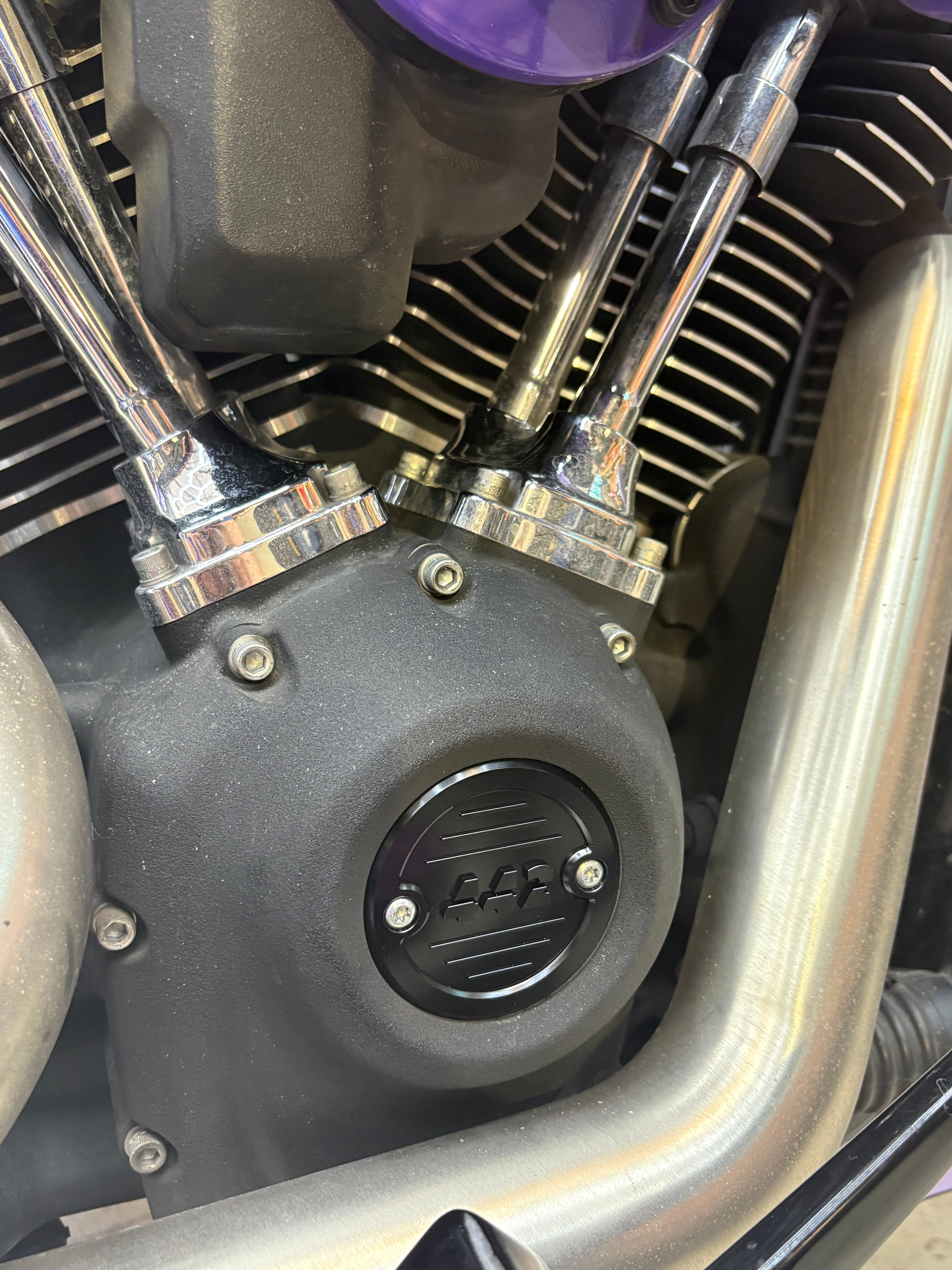 442 Parts - Cache allumage Noir - Softail M8 Gen 1