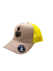 CASQUETTE TRUCKER JAUNE 442 Motor & Craft