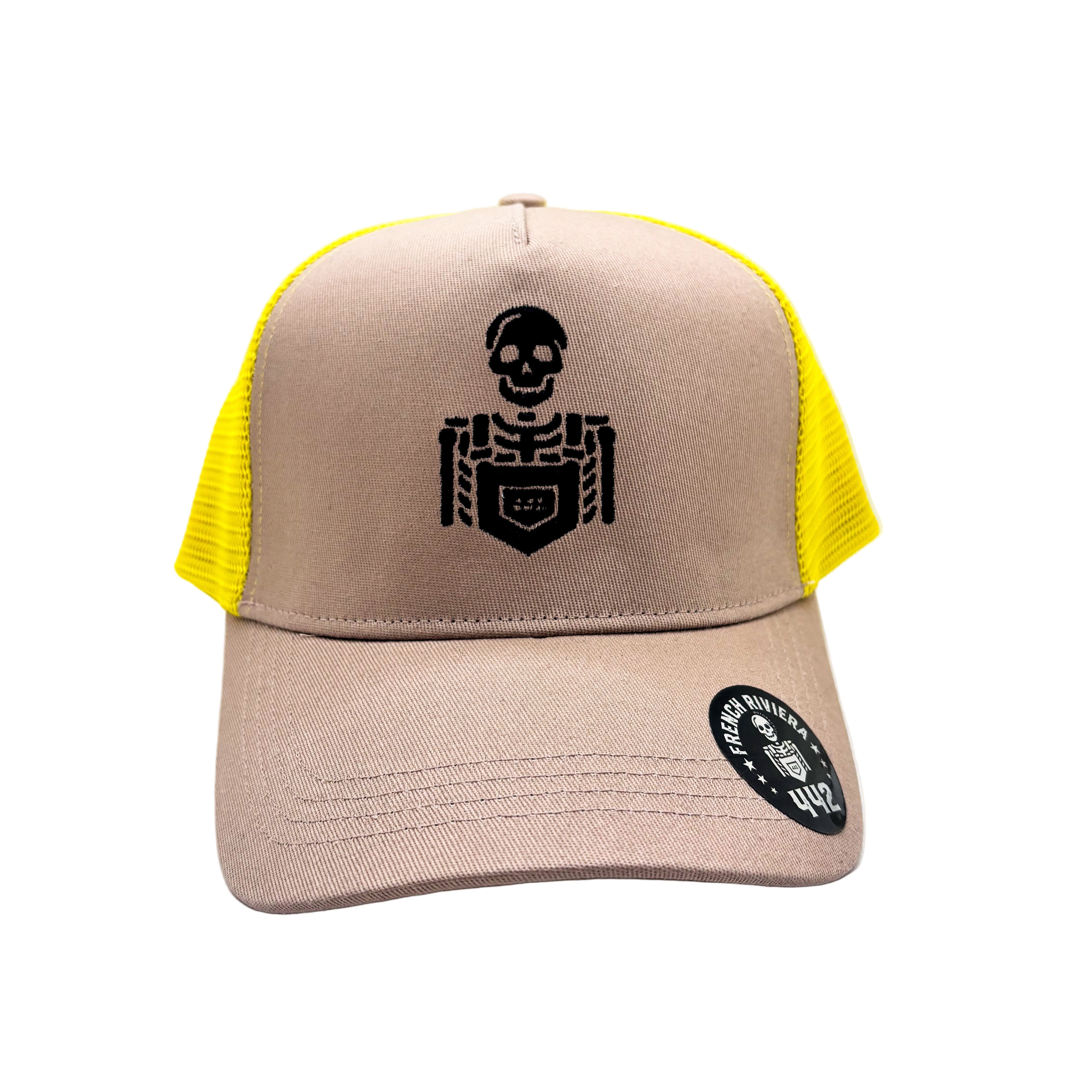 CASQUETTE TRUCKER JAUNE 442 Motor & Craft