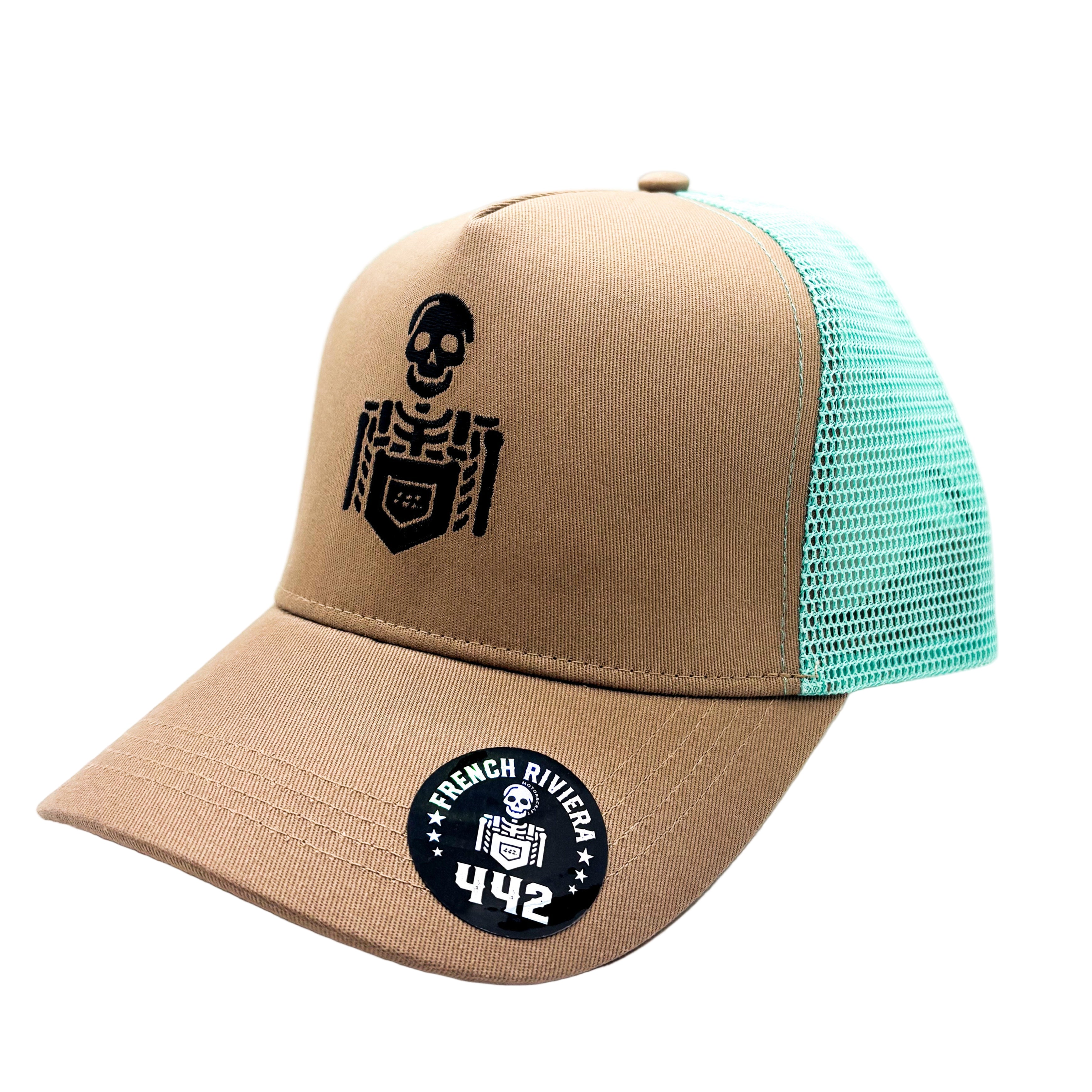 CASQUETTE TRUCKER TURQUOISE 442 Motor & Craft
