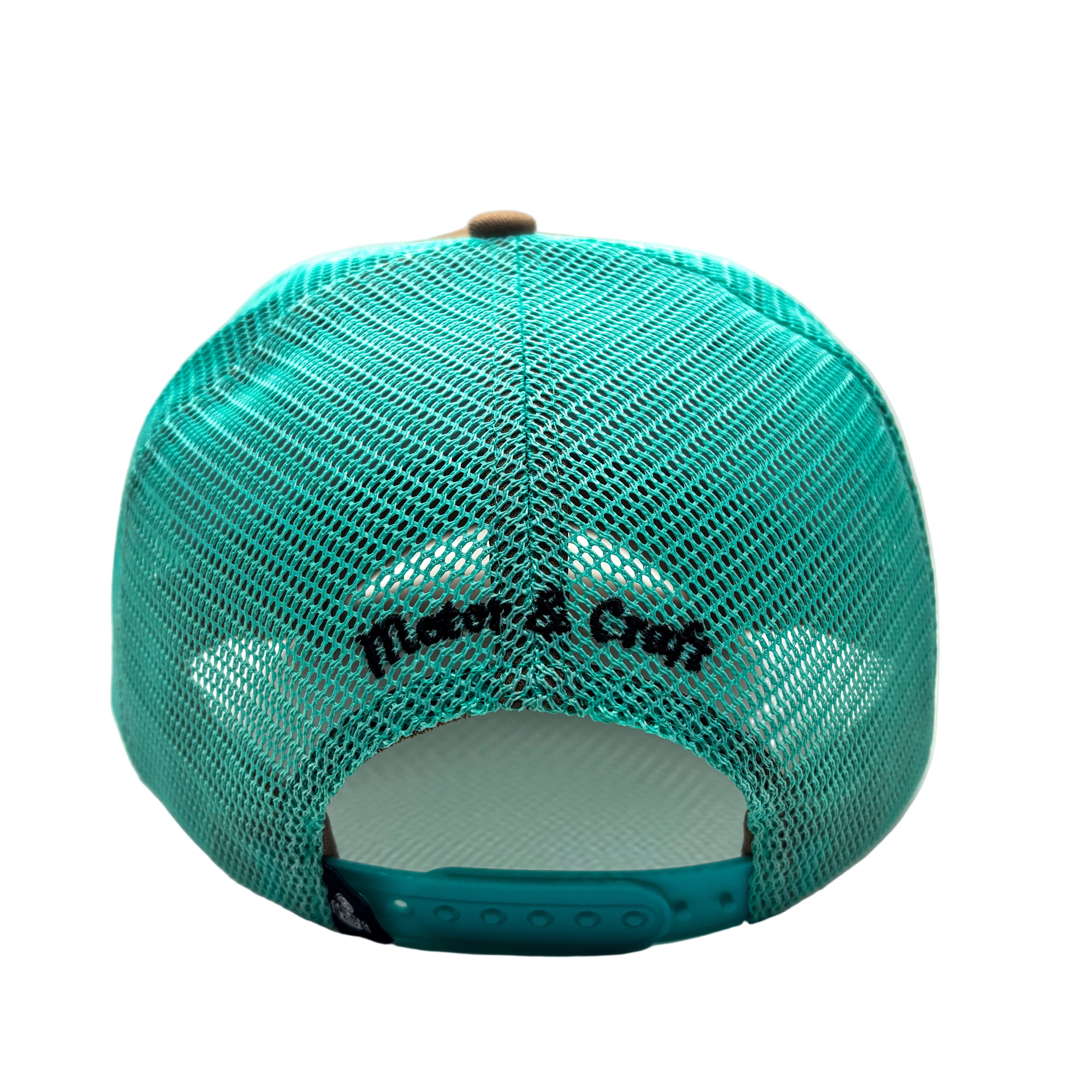 CASQUETTE TRUCKER TURQUOISE 442 Motor & Craft