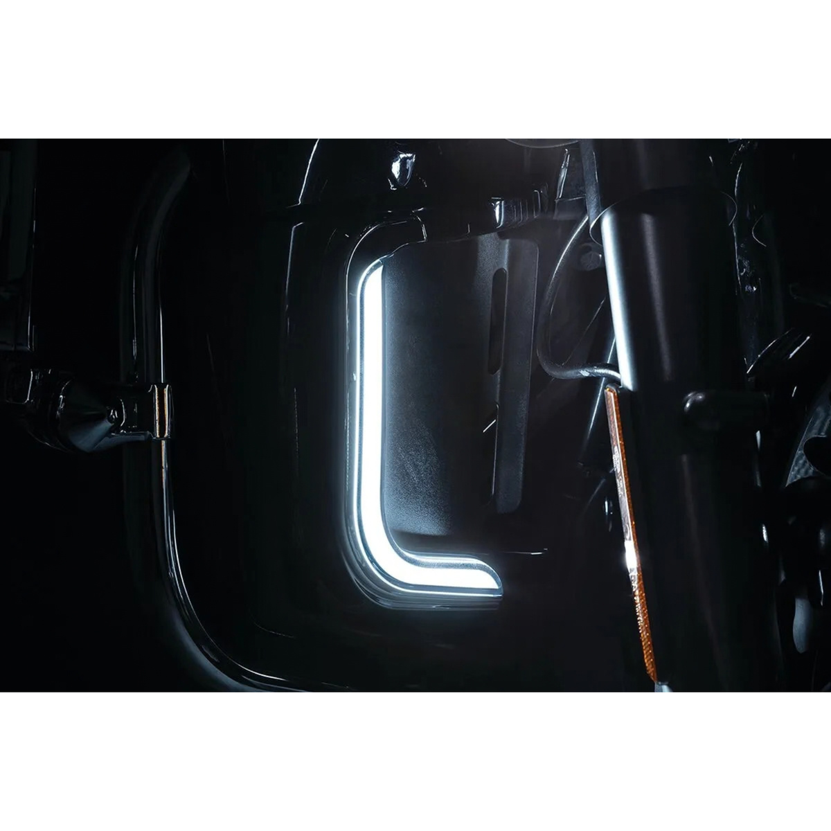 KURYAKYN - Éclairages de Bas de Carénage LED Tracer Chrome - Touring 06-13