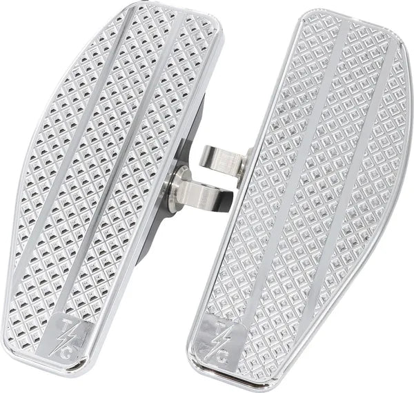 THRASHIN SUPPLY Mini Marchepieds - Sportster/Dyna/Fxr / Softail M8 - Chrome / Noir